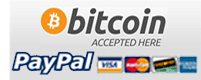 Bitcoins, Pay Pal and Credit Cards Accepted Here