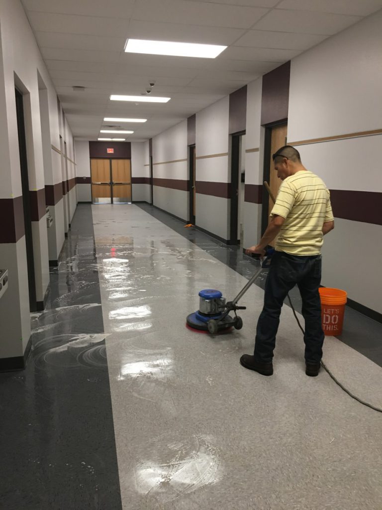Paint Creek ISD Floors Stripping, Sealing and Waxing in Haskell, TX 002