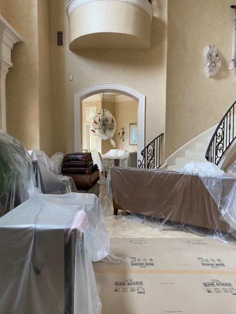 Large Mansion Construction Clean Up in Flower Mound TX 00011 768x1024 Large Mansion Post Construction Cleaning Service in Flower Mound, TX
