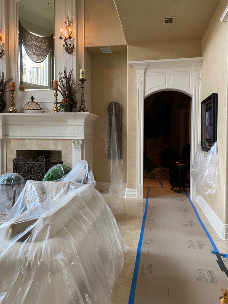 Large Mansion Construction Clean Up in Flower Mound TX 00013 768x1024 Large Mansion Post Construction Cleaning Service in Flower Mound, TX