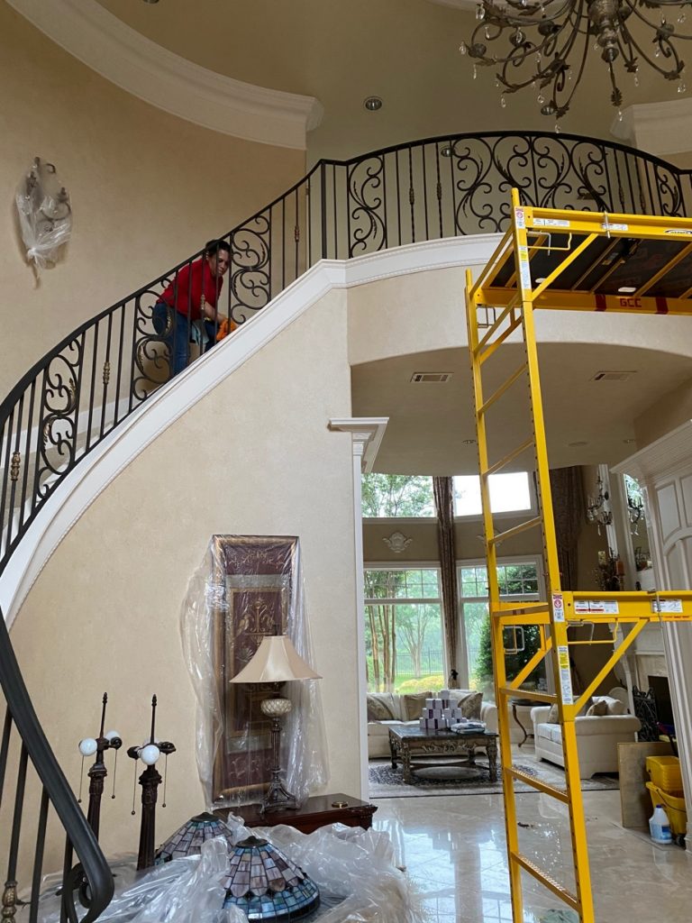 Large Mansion Construction Clean Up in Flower Mound TX 00021 768x1024 Large Mansion Post Construction Cleaning Service in Flower Mound, TX